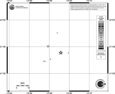 Mappa EMS - territori località