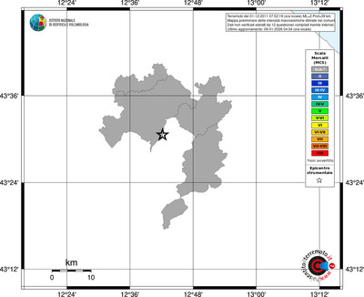 Mappa MCS - territori comuni