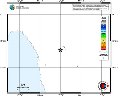 Mappa EMS - territori località