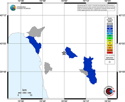 Mappa EMS - territori comuni