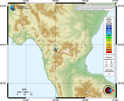 Mappa MCS - località