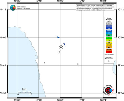 Mappa EMS - territori località
