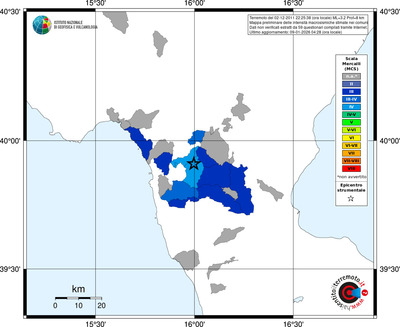 Mappa MCS - territori comuni