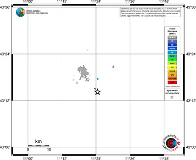Mappa EMS - territori località