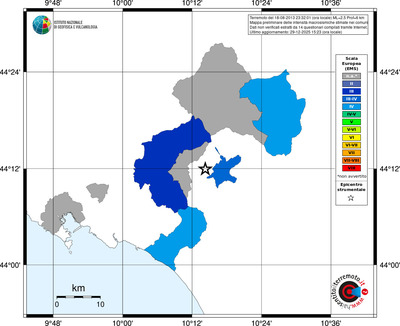 Mappa EMS - territori comuni