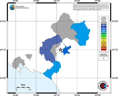 Mappa MCS - territori comuni