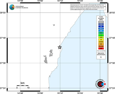 Mappa EMS - territori località