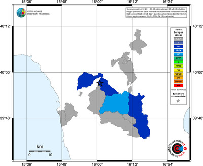 Mappa EMS - territori comuni