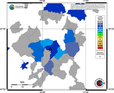 Mappa MCS - territori comuni