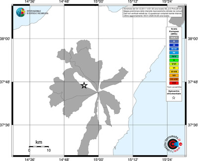 Mappa EMS - territori comuni