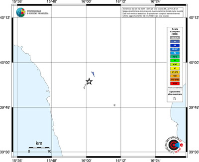 Mappa EMS - territori località