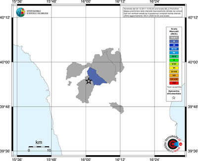 Mappa MCS - territori comuni