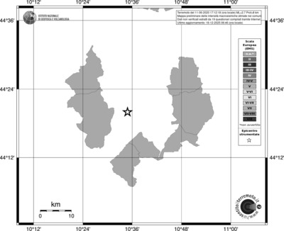 Mappa EMS - territori comuni