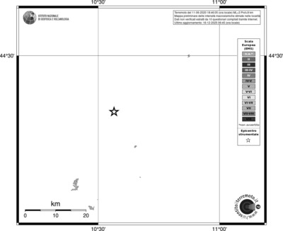 Mappa EMS - territori località