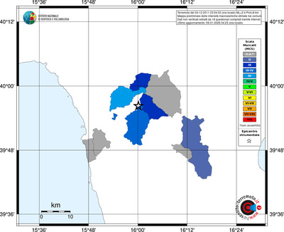 Mappa MCS - territori comuni