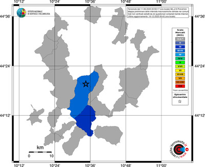 Mappa MCS - territori comuni