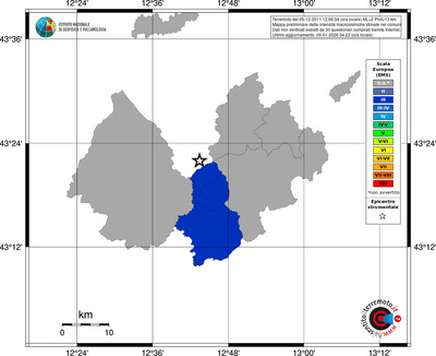 Mappa EMS - territori comuni