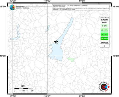 Mappa territorio comunale con almeno 3 questionari