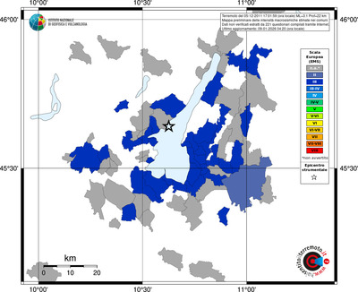 Mappa EMS - territori comuni