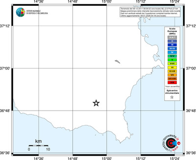 Mappa EMS - territori località