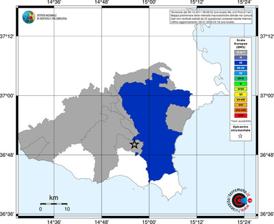 Mappa EMS - territori comuni