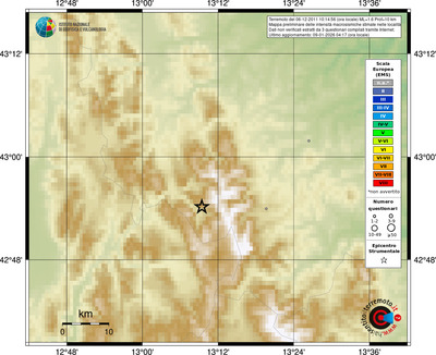 Mappa EMS - località