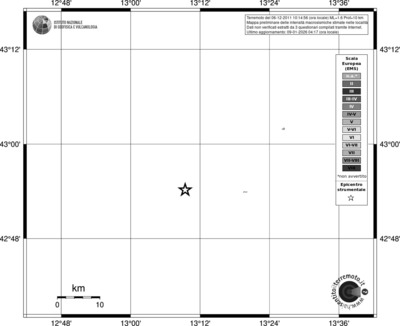 Mappa EMS - territori località