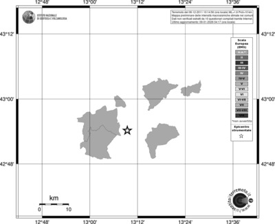 Mappa EMS - territori comuni