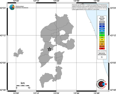 Mappa MCS - territori comuni
