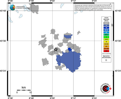 Mappa MCS - territori comuni