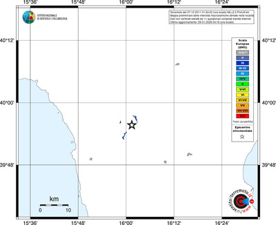 Mappa EMS - territori località