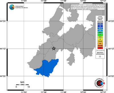 Mappa MCS - territori comuni