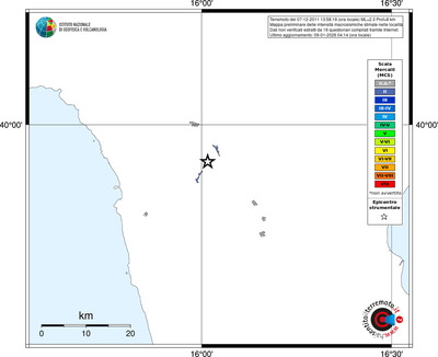 Mappa MCS - territori località
