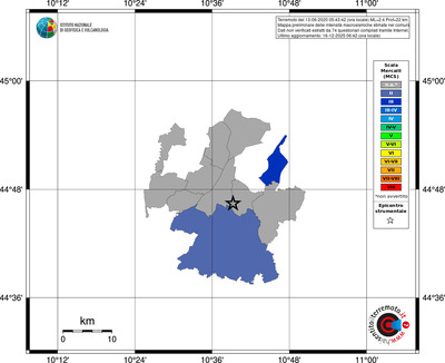 Mappa MCS - territori comuni