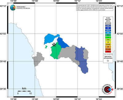 Mappa MCS - territori comuni