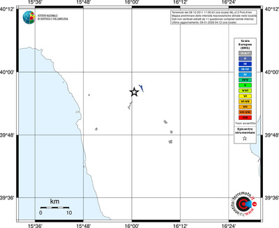 Mappa EMS - territori località