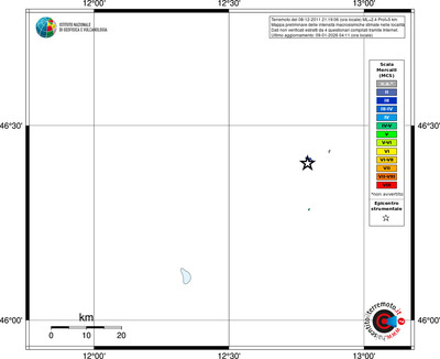 Mappa MCS - territori località