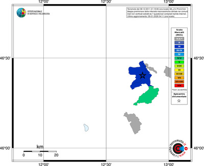 Mappa MCS - territori comuni