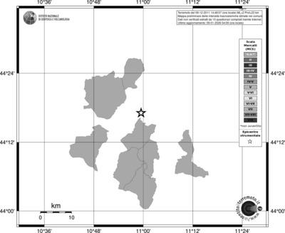 Mappa MCS - territori comuni