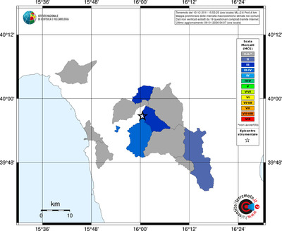 Mappa MCS - territori comuni