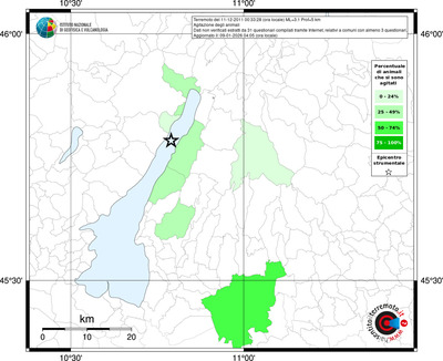 Mappa territorio comunale con almeno 3 questionari