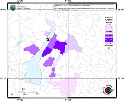 Mappa territorio comunale con almeno 3 questionari