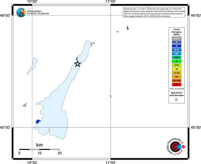 Mappa EMS - territori località