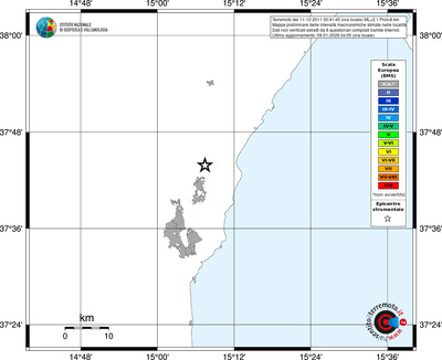 Mappa EMS - territori località