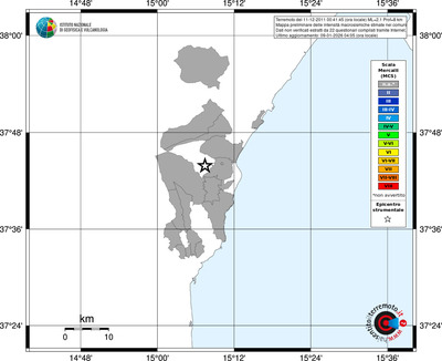 Mappa MCS - territori comuni
