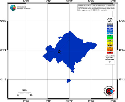 Mappa EMS - territori comuni