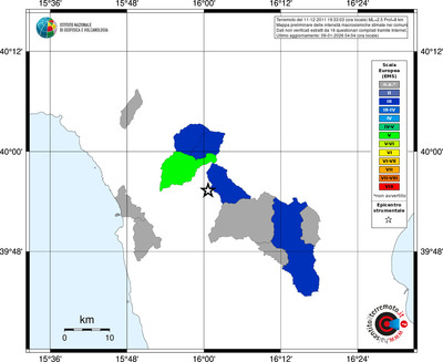 Mappa EMS - territori comuni