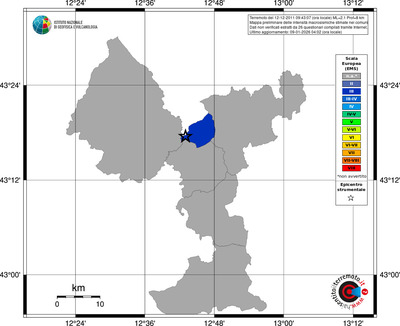 Mappa EMS - territori comuni