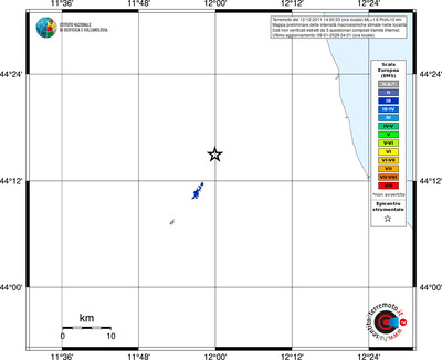 Mappa EMS - territori località