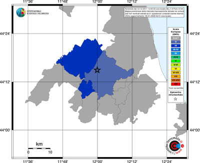 Mappa EMS - territori comuni